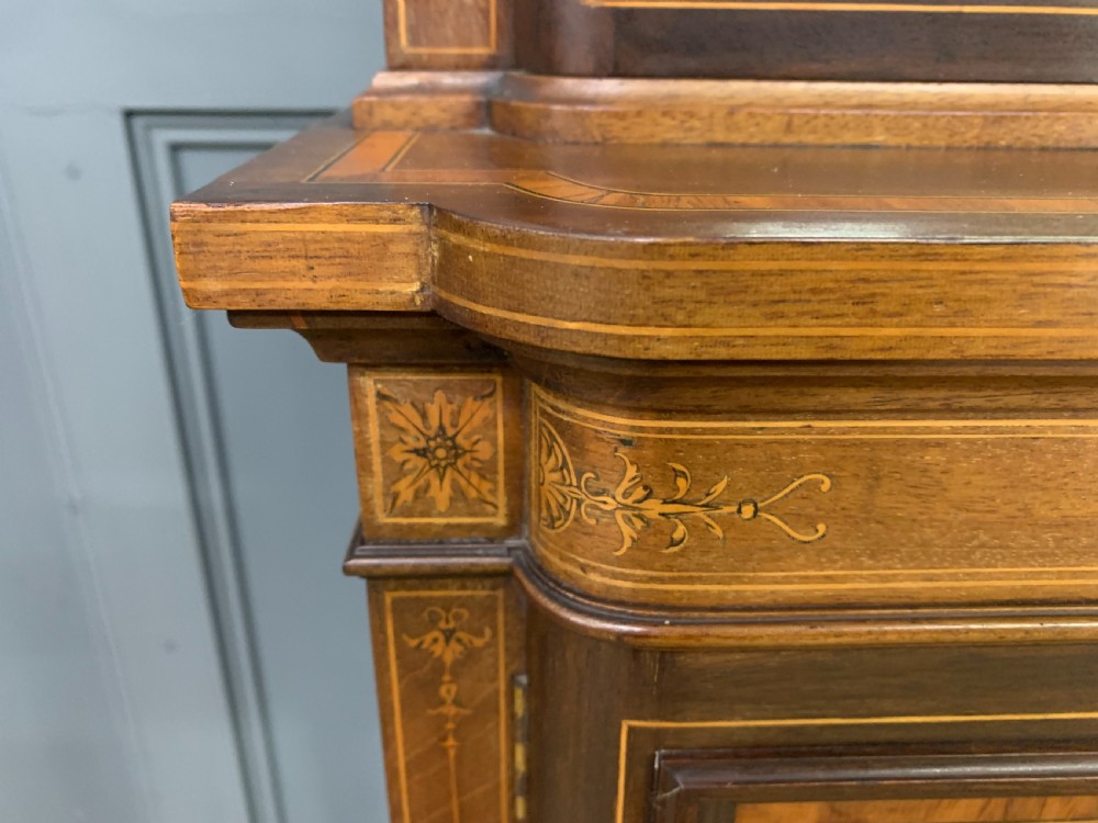 Edwards and Roberts Inlaid Mahogany Display Cabinet View XVI