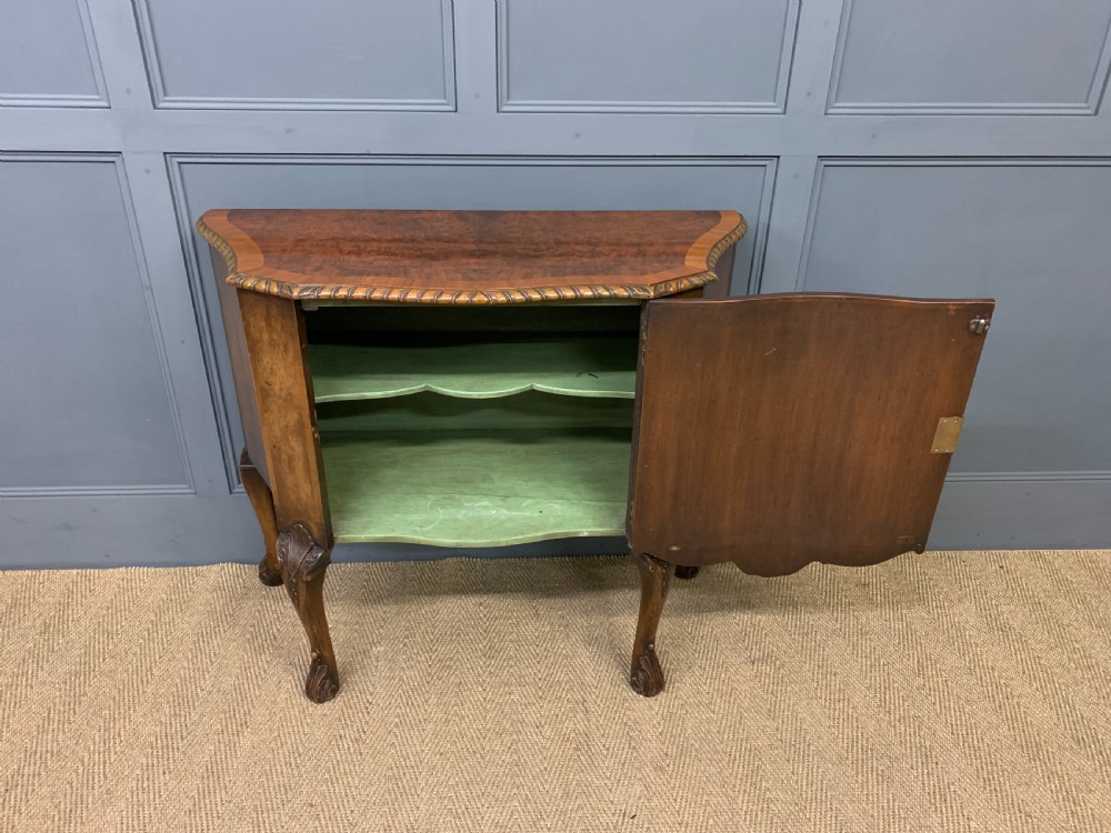 Burr Walnut Side Cupboard View V