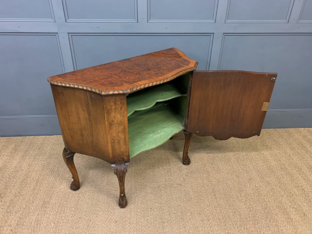 Burr Walnut Side Cupboard View IX
