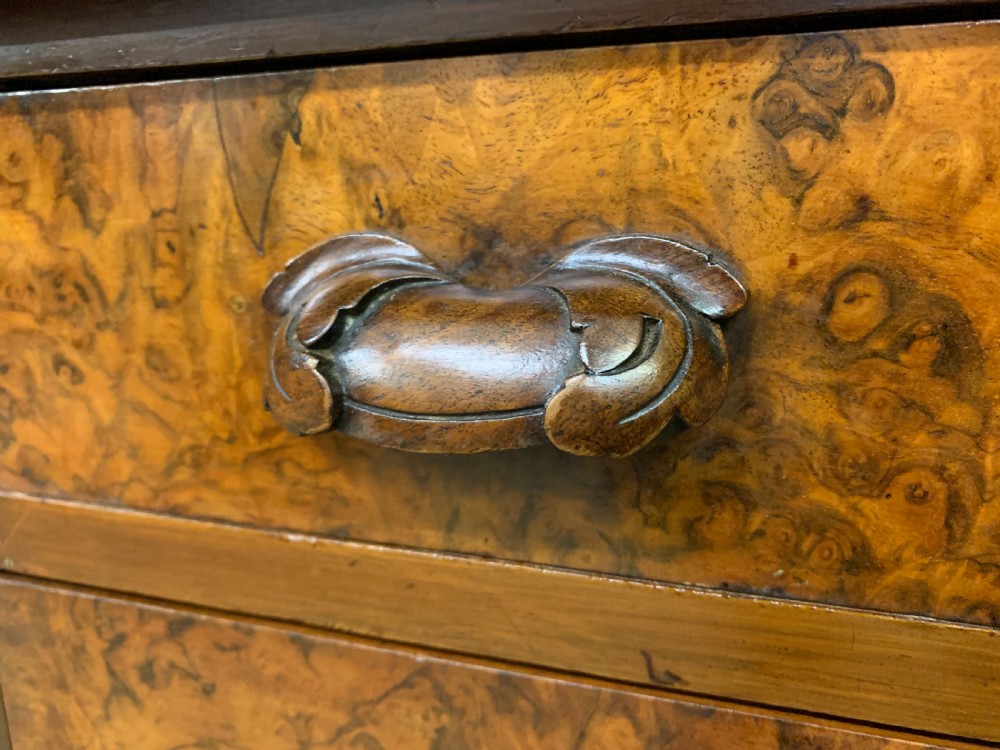 Pair of Victorian Burr Walnut Bedside Chests View X