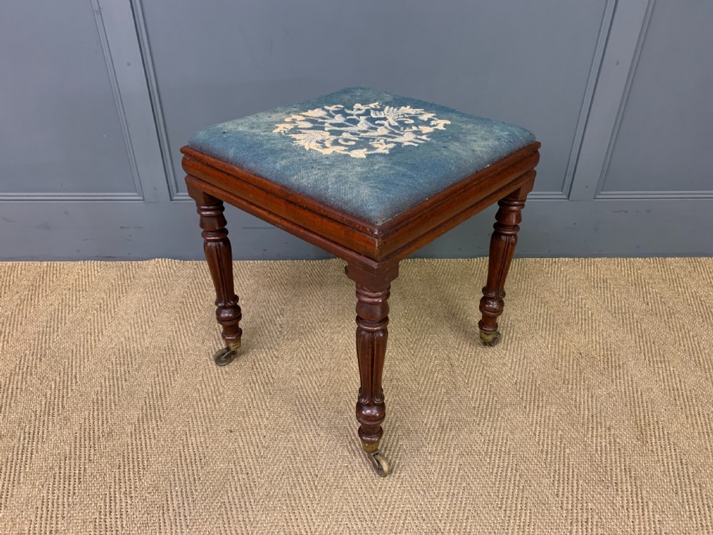 Early Victorian Mahogany Stool View V