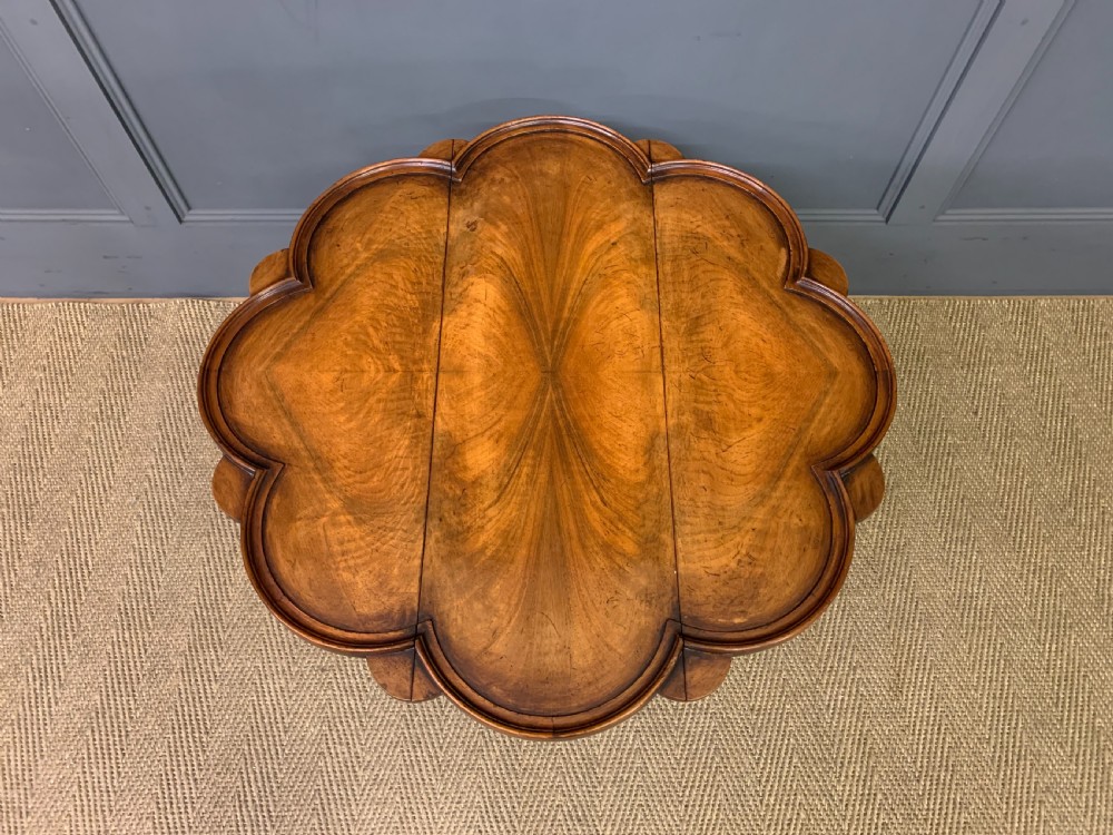 Burr Walnut Gate Leg Coffee Table View V