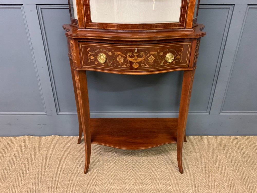 Edwards and Roberts Inlaid Mahogany Display Cabinet View III