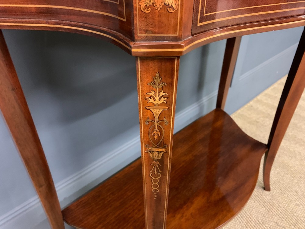 Edwards and Roberts Inlaid Mahogany Display Cabinet View IX