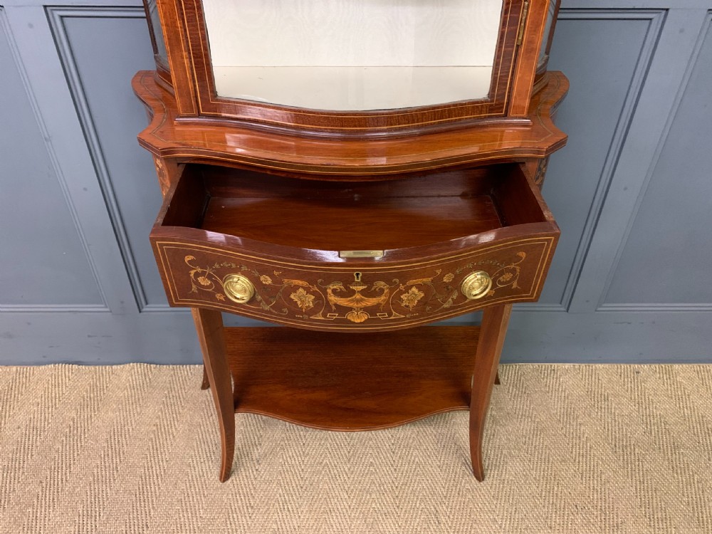 Edwards and Roberts Inlaid Mahogany Display Cabinet View XI