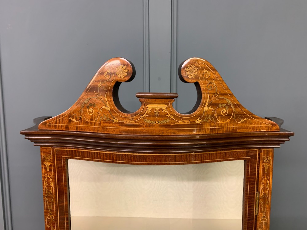 Edwards and Roberts Inlaid Mahogany Display Cabinet View XII