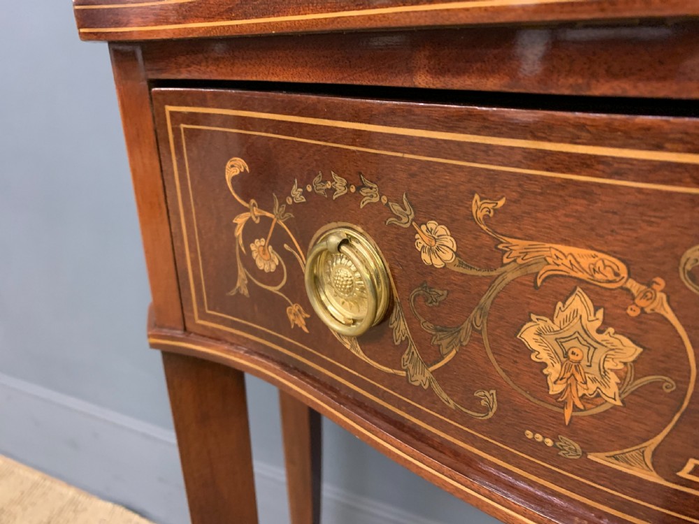 Edwards and Roberts Inlaid Mahogany Display Cabinet View XVI