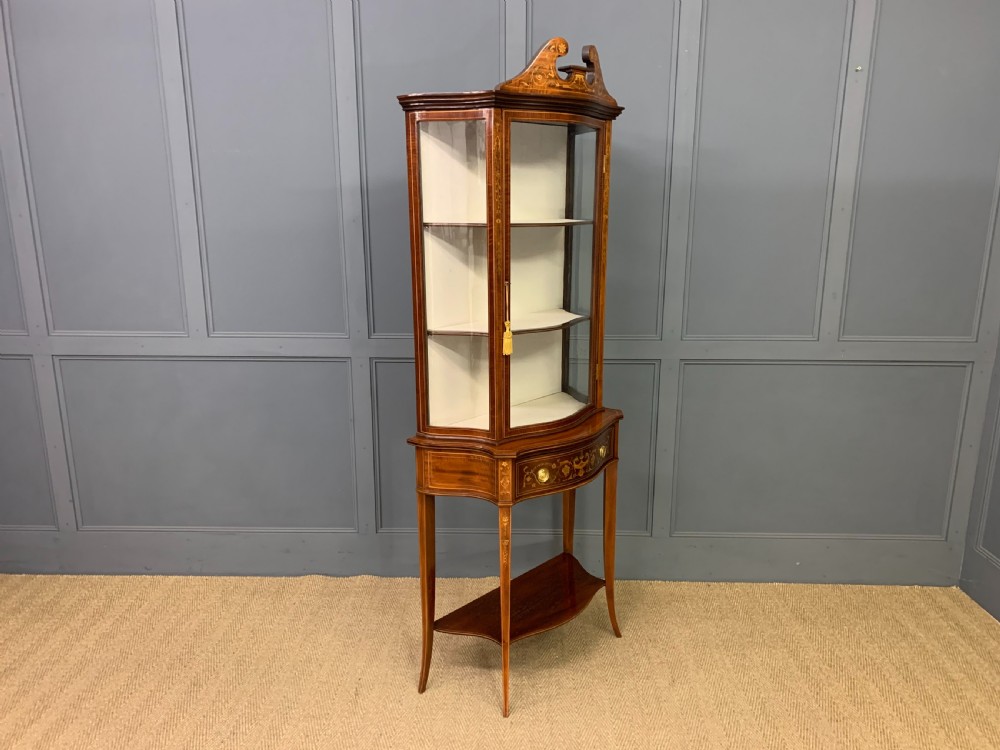 Edwards and Roberts Inlaid Mahogany Display Cabinet View XVII