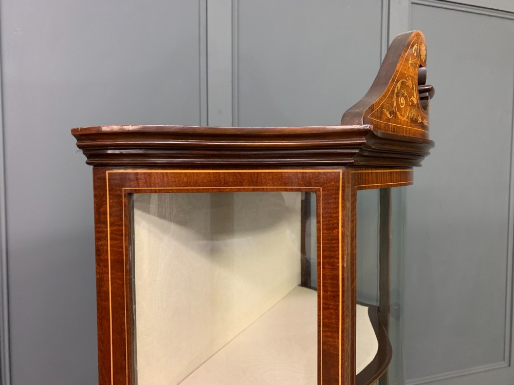 Edwards and Roberts Inlaid Mahogany Display Cabinet View XVIII