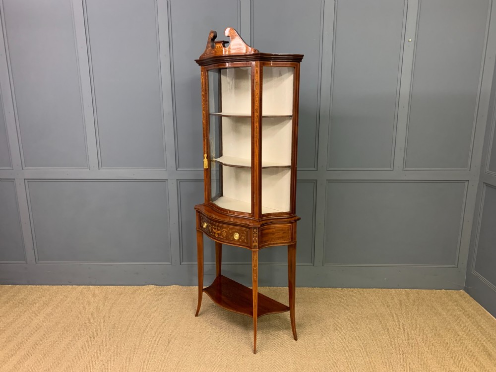 Edwards and Roberts Inlaid Mahogany Display Cabinet View XIX