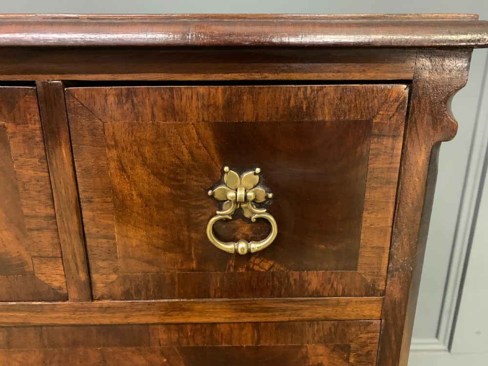 Queen Anne Style Burr Walnut Chest  View IV