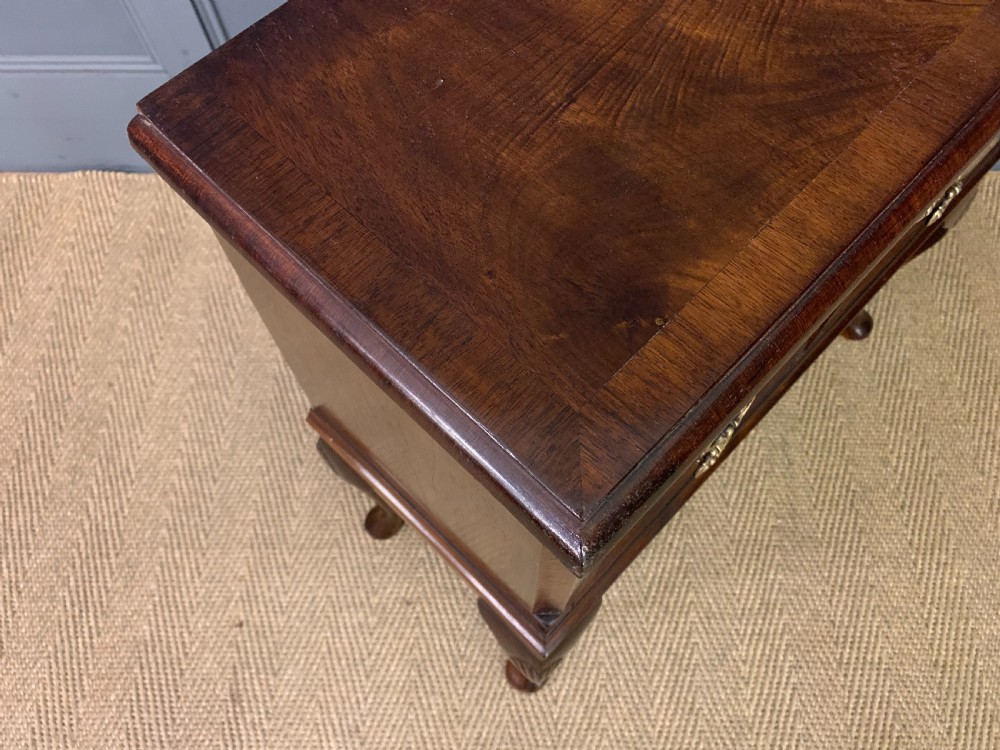 Queen Anne Style Burr Walnut Chest  View VI
