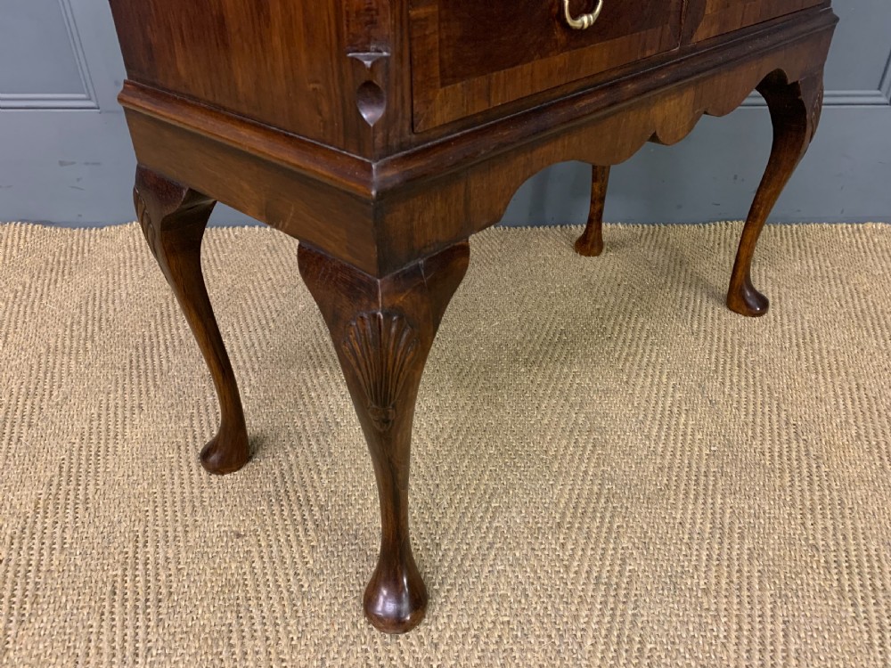 Queen Anne Style Burr Walnut Chest  View IX