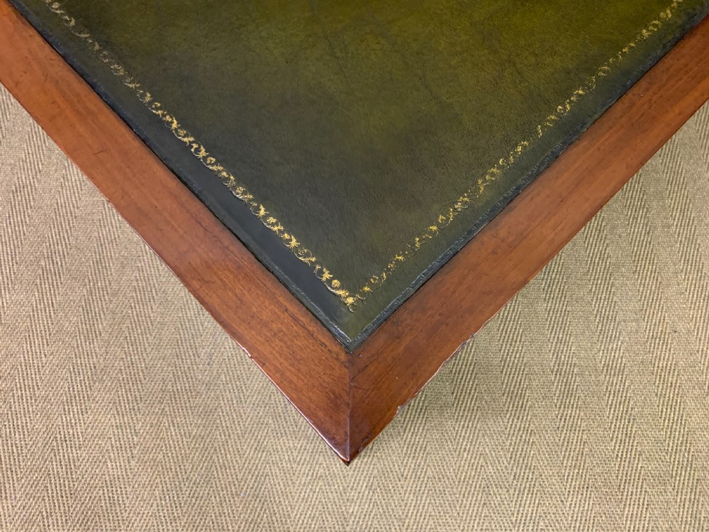 Large 19th Century Walnut Pedestal Desk View XI