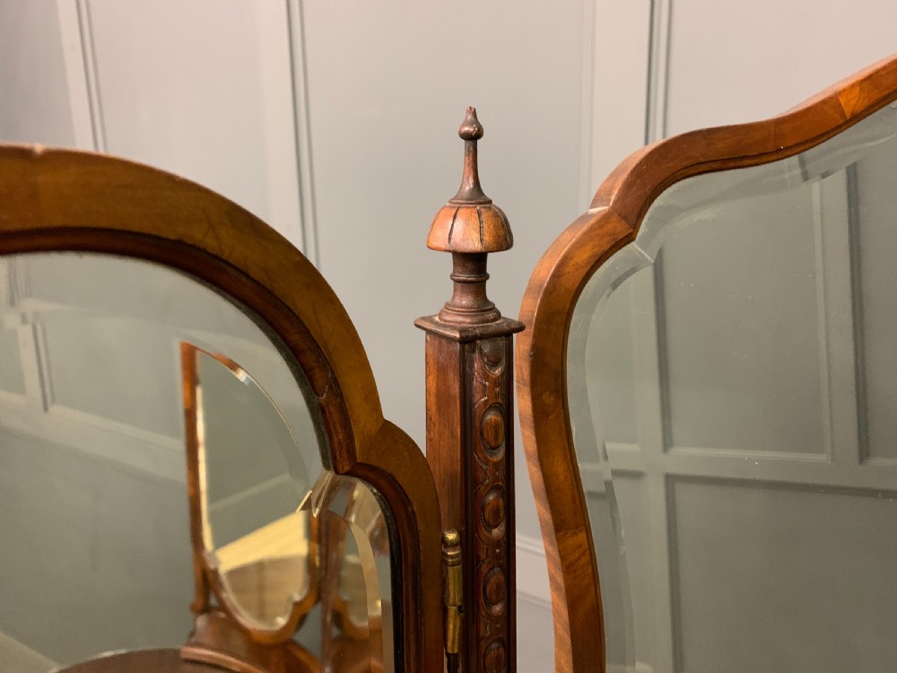 Flame Mahogany Kidney Shaped Dressing Table View XI