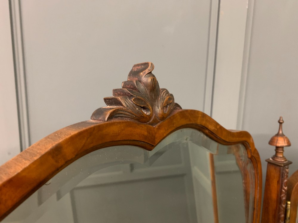 Flame Mahogany Kidney Shaped Dressing Table View XII