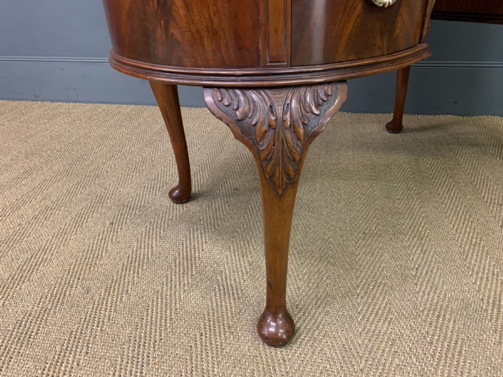 Flame Mahogany Kidney Shaped Dressing Table View XIII