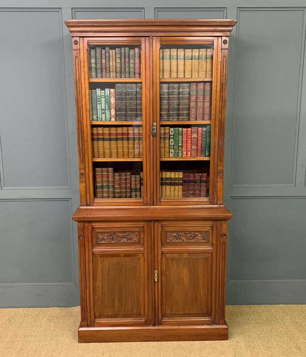 Arts and Crafts Walnut Bookcase