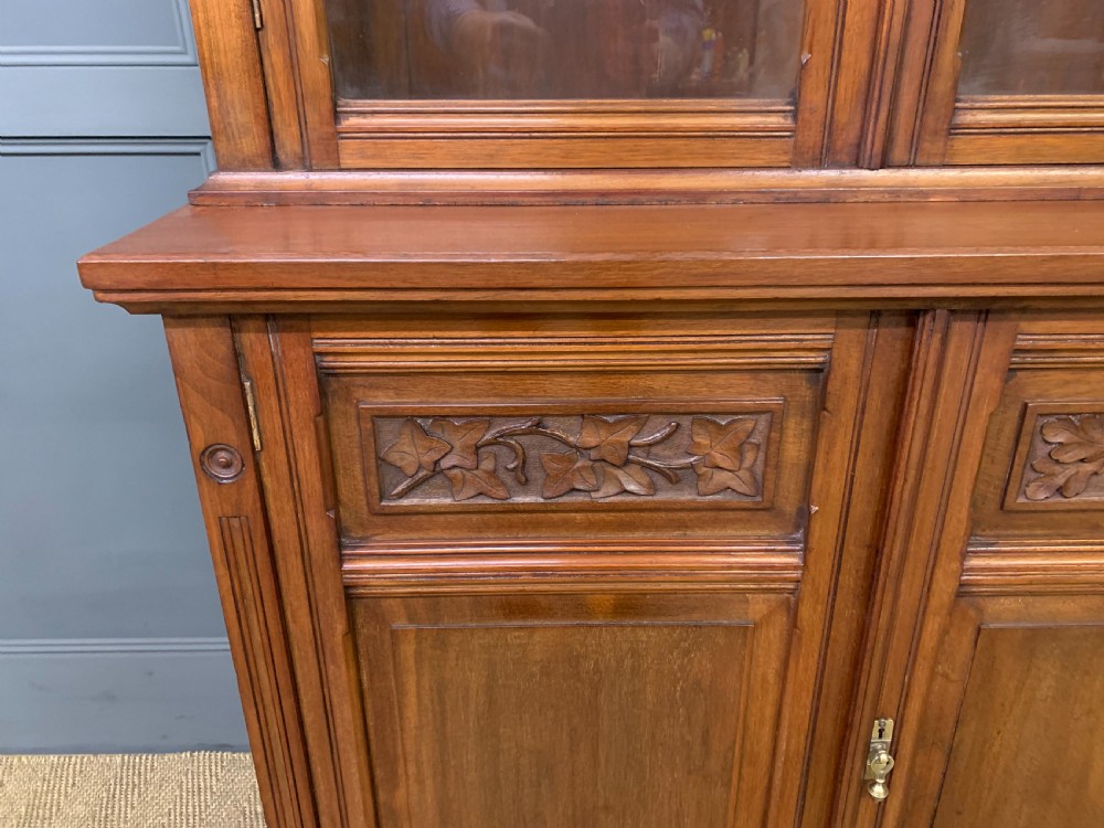Arts and Crafts Walnut Bookcase View III