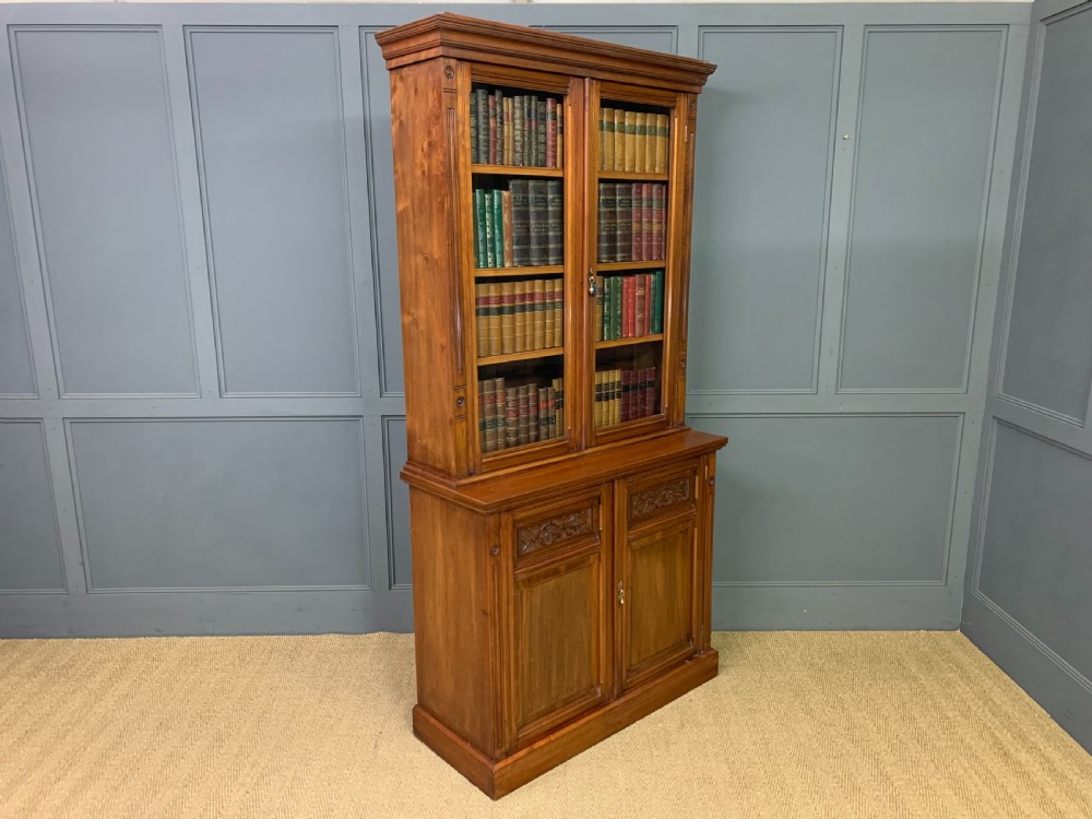 Arts and Crafts Walnut Bookcase View IX