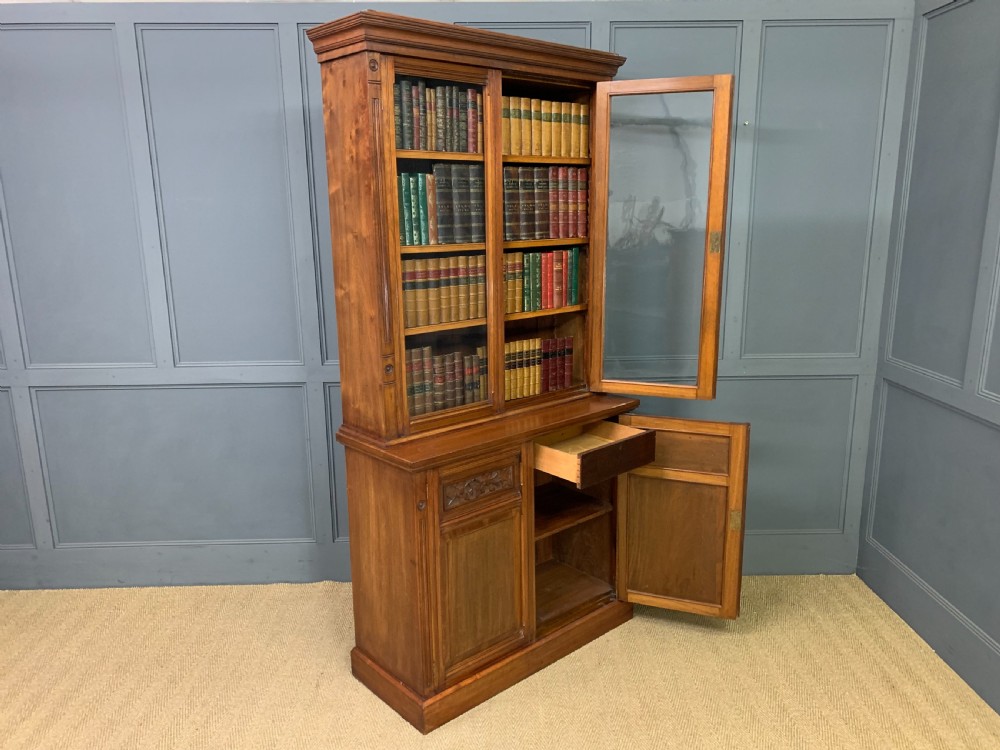 Arts and Crafts Walnut Bookcase View XII