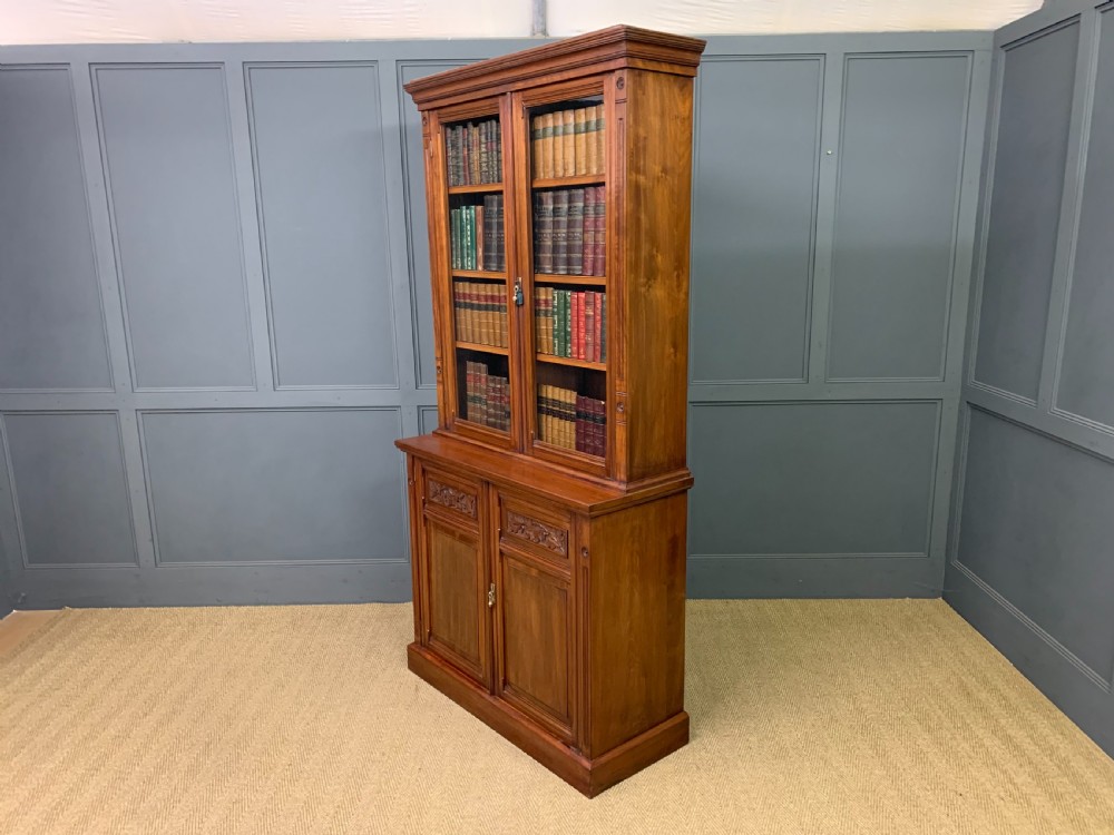 Arts and Crafts Walnut Bookcase View XIII