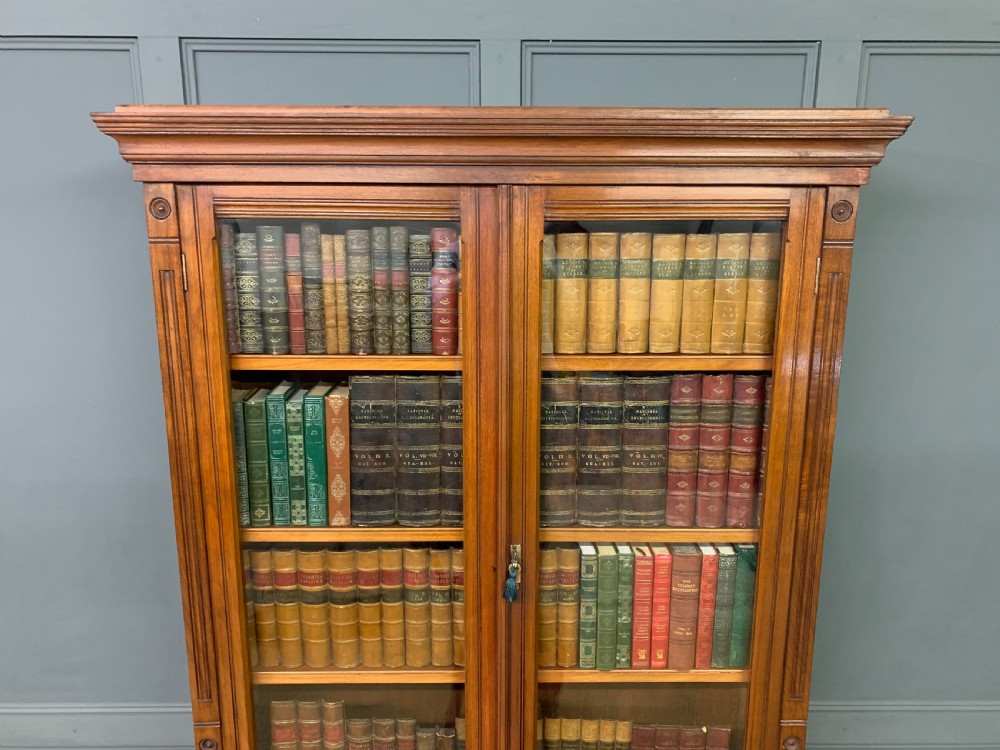 Arts and Crafts Walnut Bookcase View XV