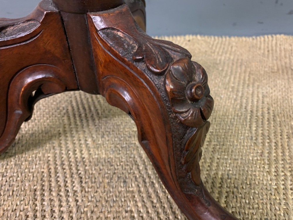 Victorian Walnut Lamp Table View II