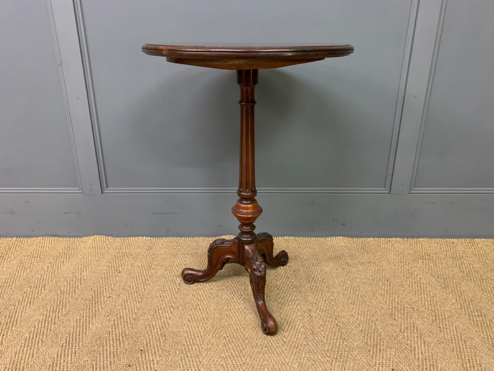 Victorian Walnut Lamp Table View VI