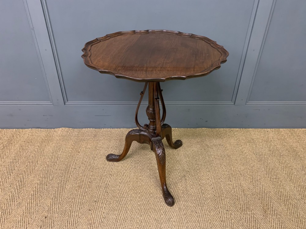 Mahogany Tripod Lamp Table