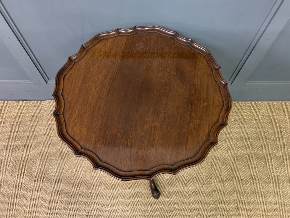 Mahogany Tripod Lamp Table View III