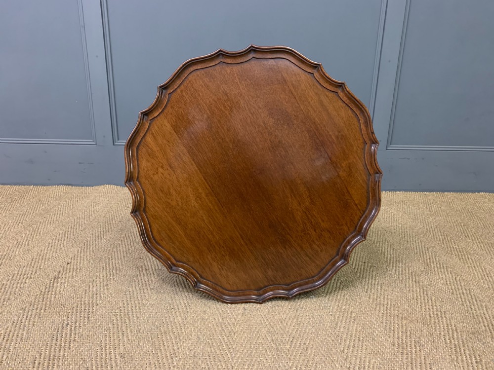 Mahogany Tripod Lamp Table View VIII