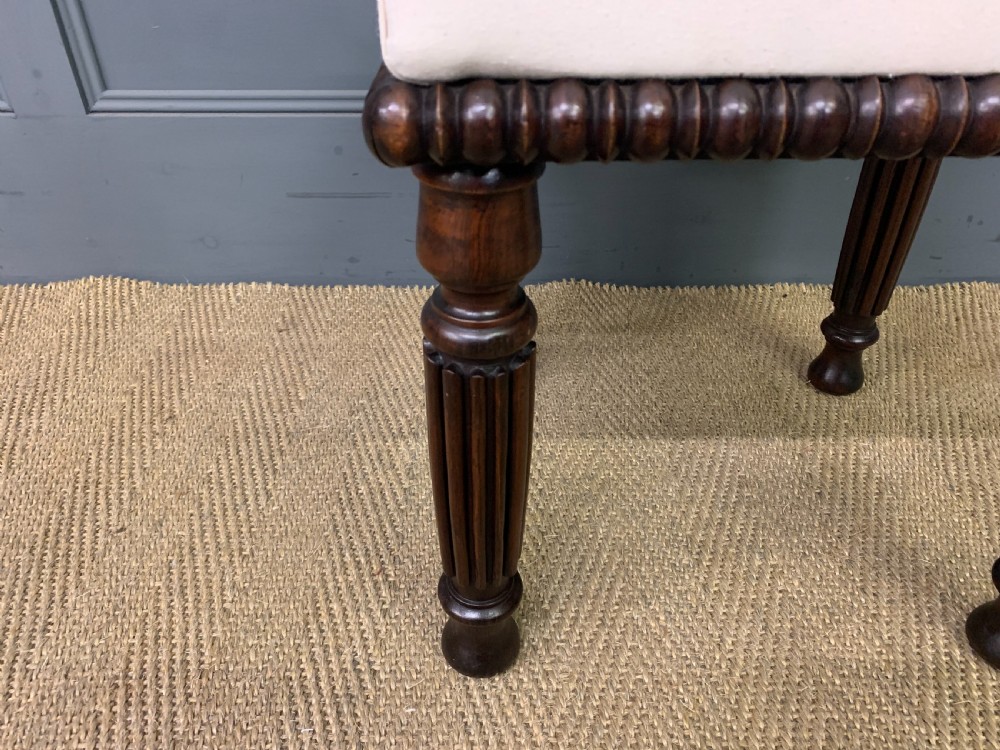 George IV Mahogany Stool View IV