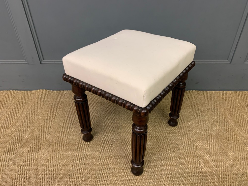 George IV Mahogany Stool View V