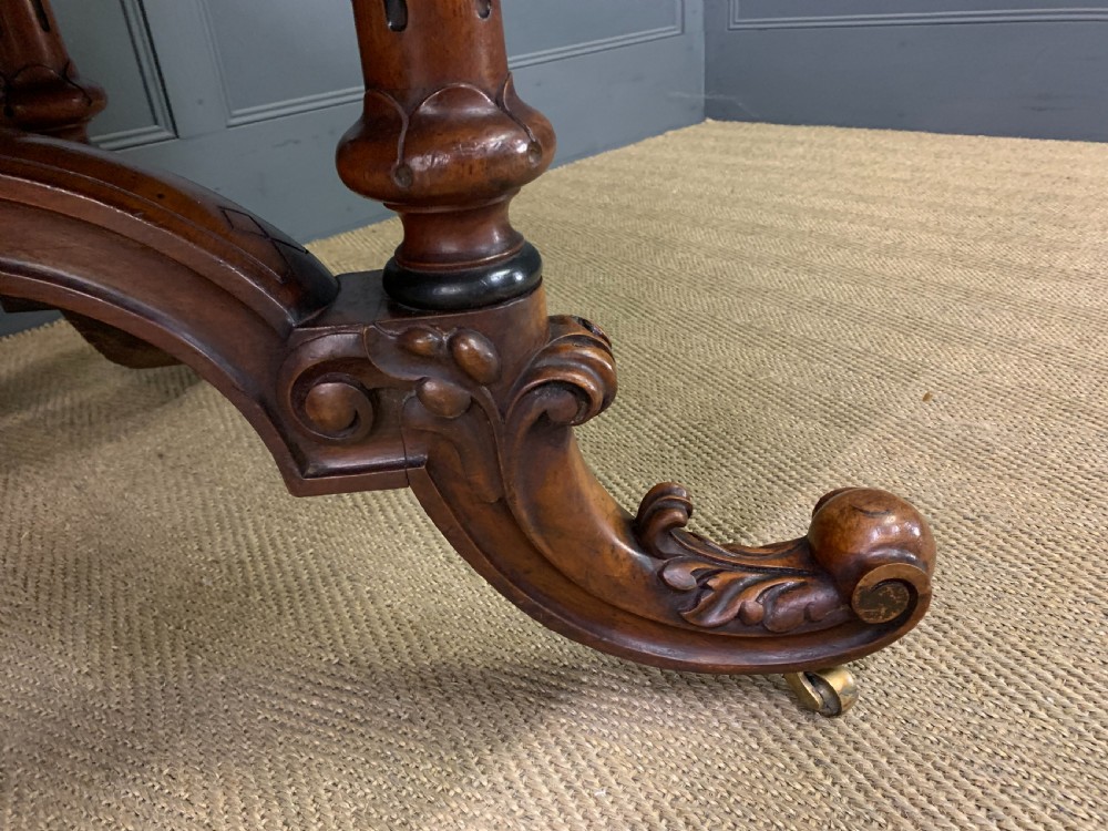 Victorian Inlaid Burr Walnut Octagonal Centre Table View X