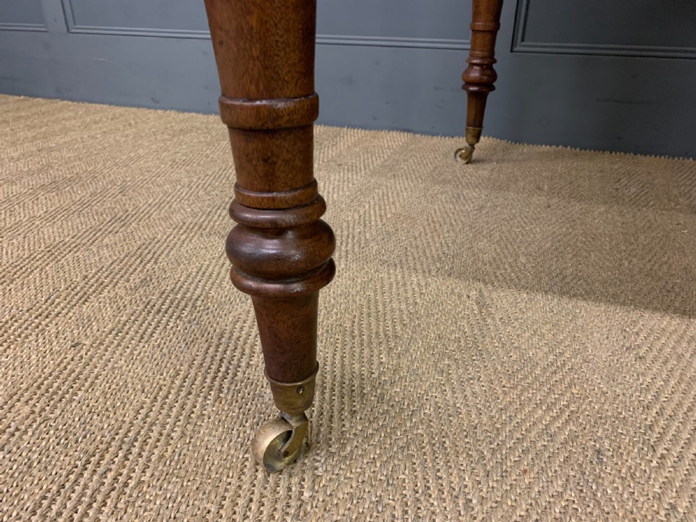 Victorian Mahogany 4 Drawer Partners Writing Table View VII