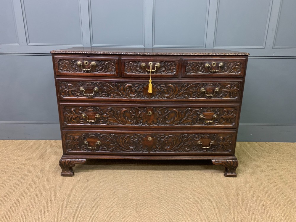 Large 18th Century Carved Walnut Commode View III