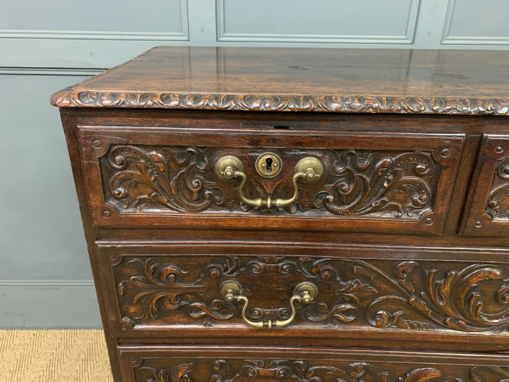 Large 18th Century Carved Walnut Commode View VI