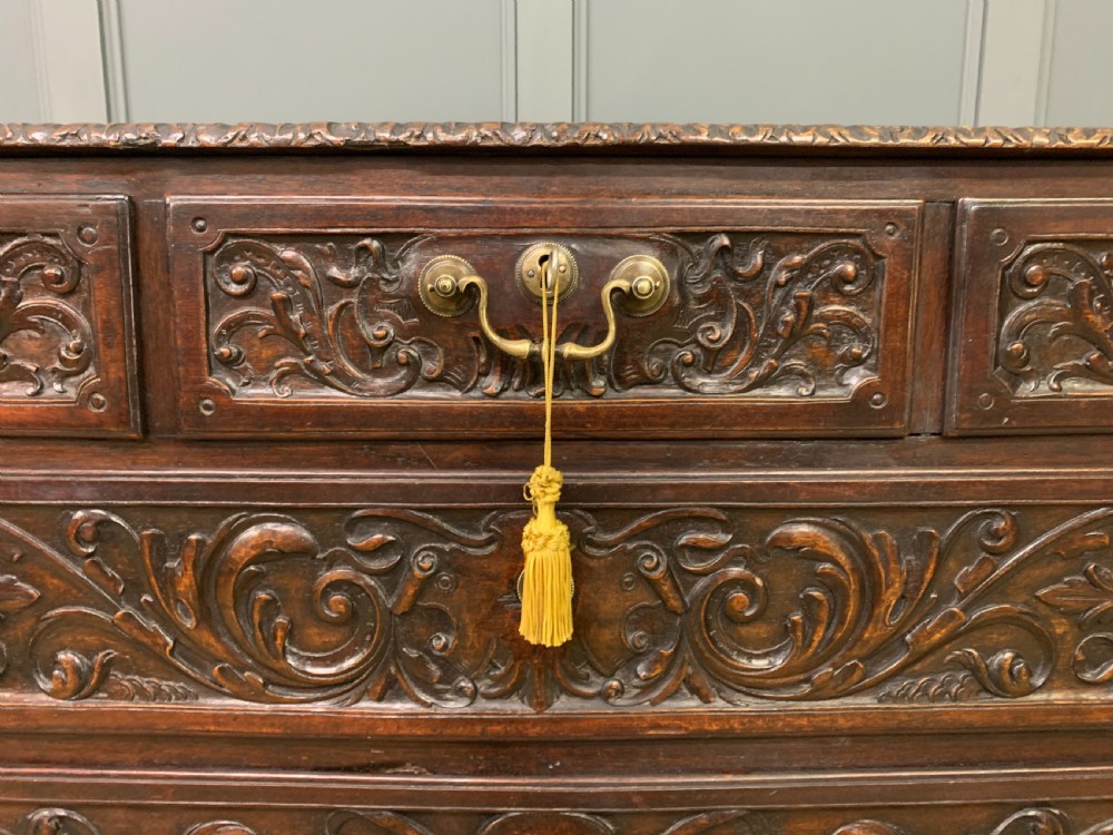 Large 18th Century Carved Walnut Commode View VII