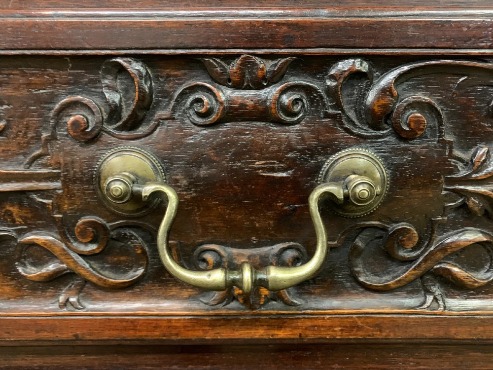 Large 18th Century Carved Walnut Commode View IX