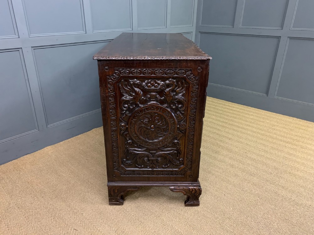 Large 18th Century Carved Walnut Commode View XI