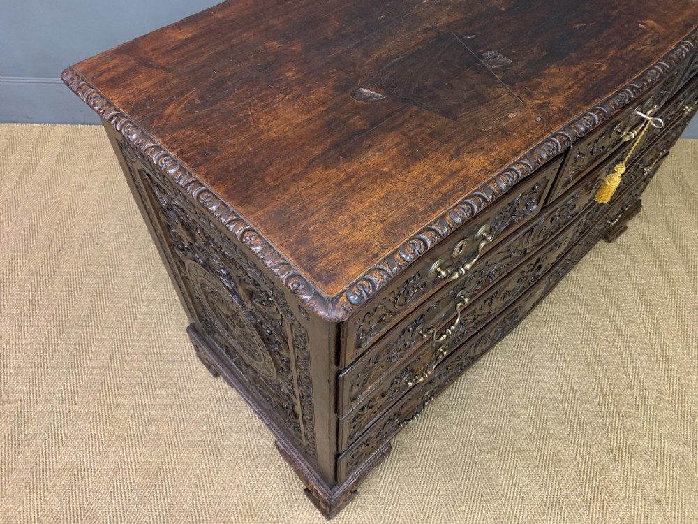 Large 18th Century Carved Walnut Commode View XIV