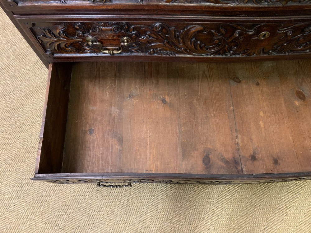 Large 18th Century Carved Walnut Commode View XVI