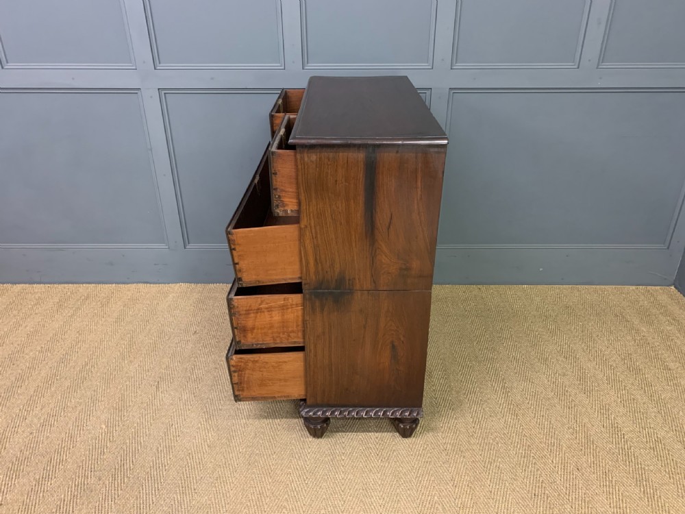 19th Century Anglo Indian Teak Military Chest of Drawers View XIV