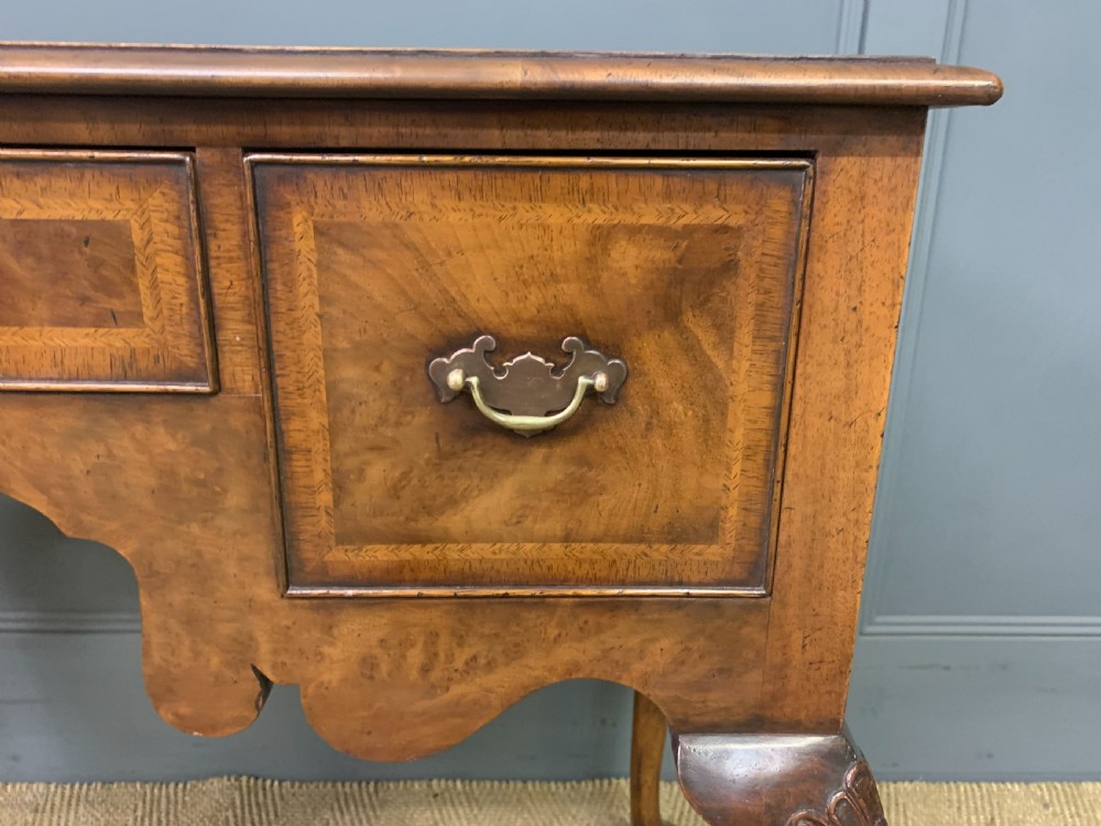 Burr Walnut Lowboy View VI