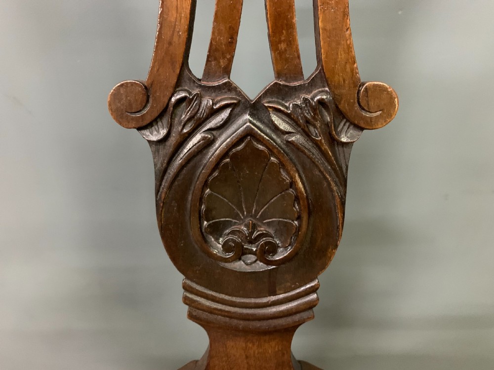 Victorian Carved Mahogany Armchair View V