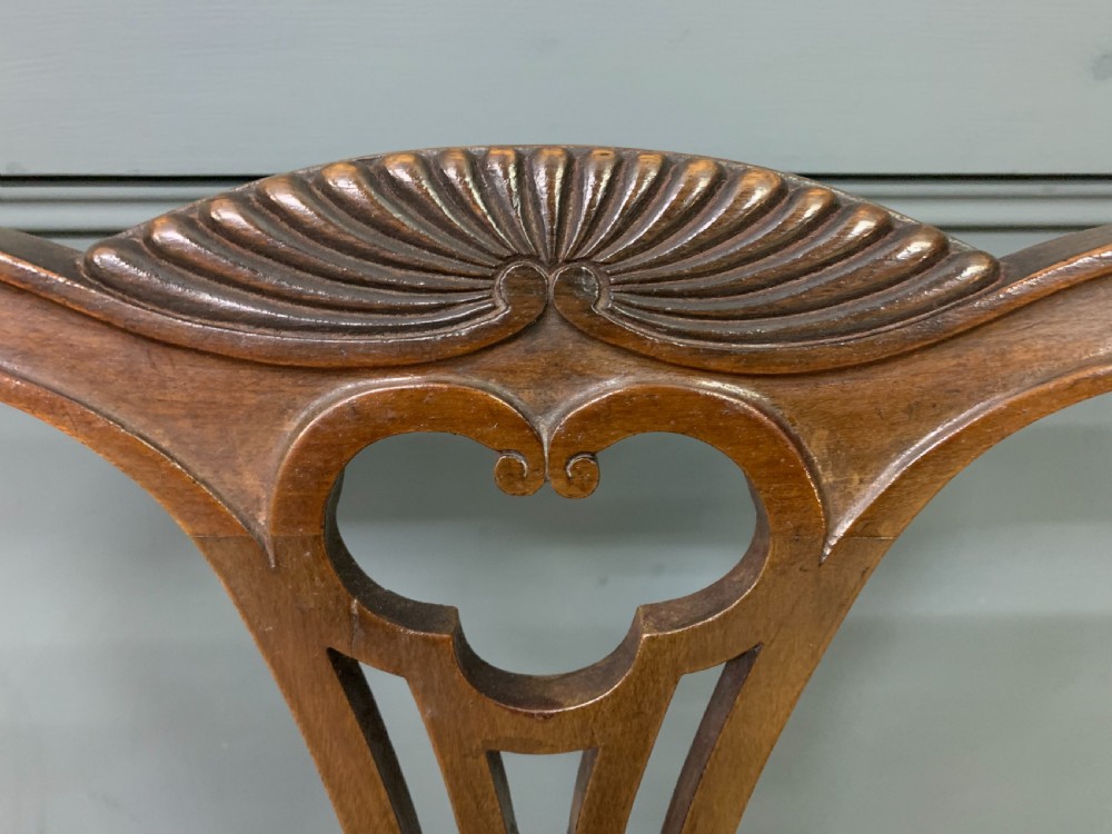 Victorian Carved Mahogany Armchair View VI