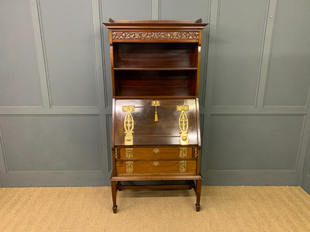 Shapland and Petter Arts and Crafts Bureau Bookcase View II
