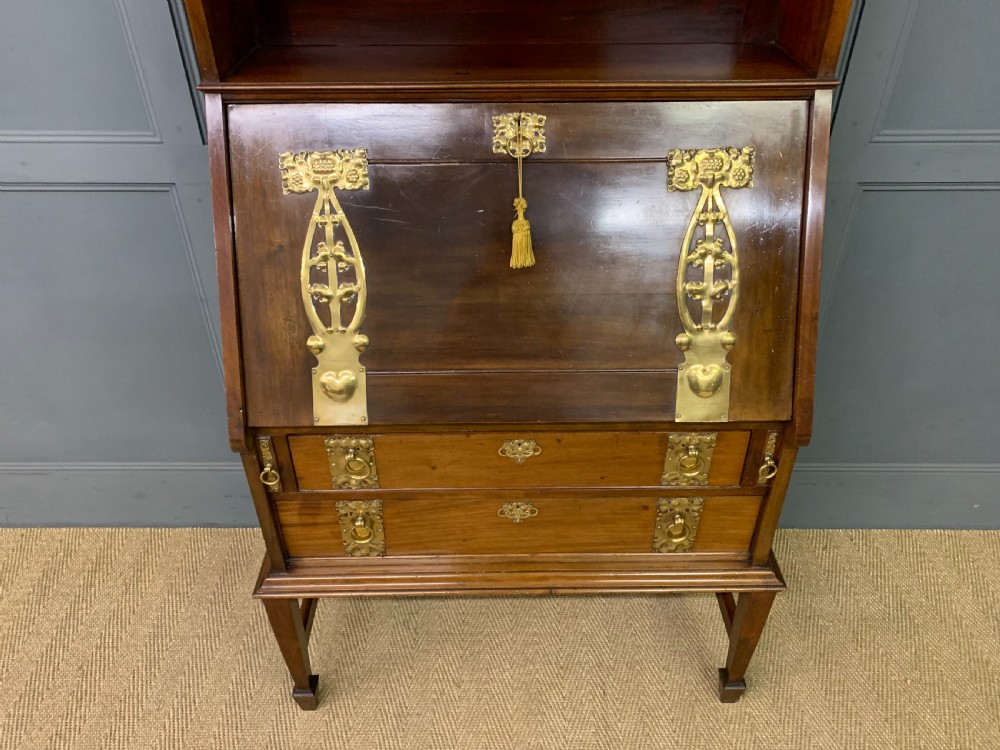 Shapland and Petter Arts and Crafts Bureau Bookcase View III