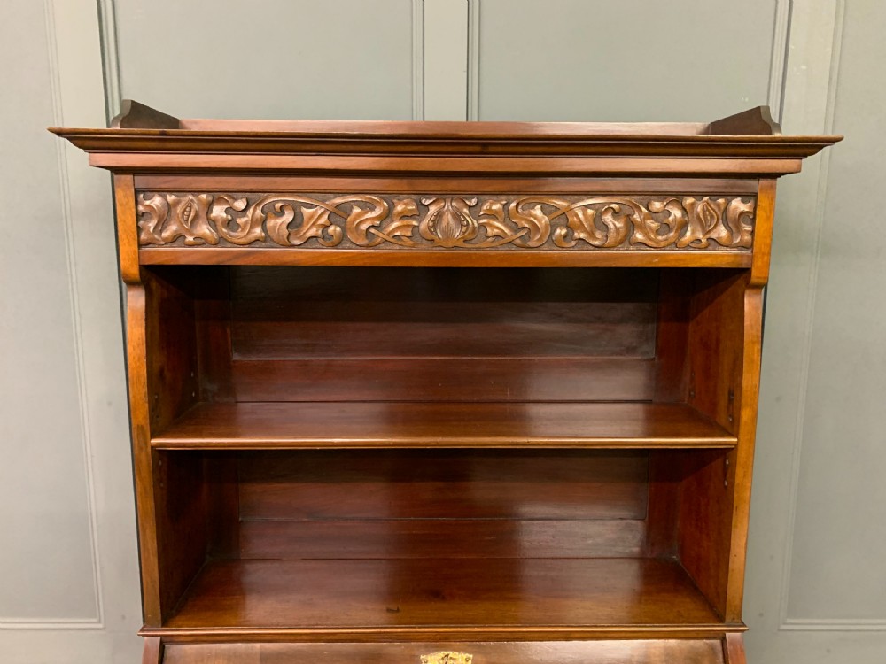 Shapland and Petter Arts and Crafts Bureau Bookcase View VIII
